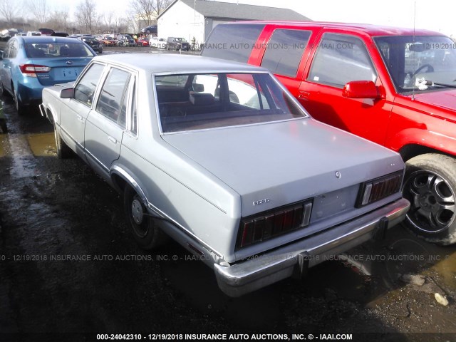 1FABP36X2DK140917 - 1983 FORD FAIRMONT FUTURA GRAY photo 3