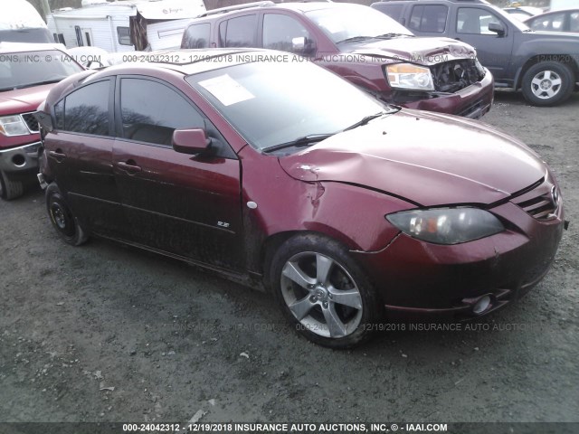 JM1BK323761497143 - 2006 MAZDA 3 S RED photo 1