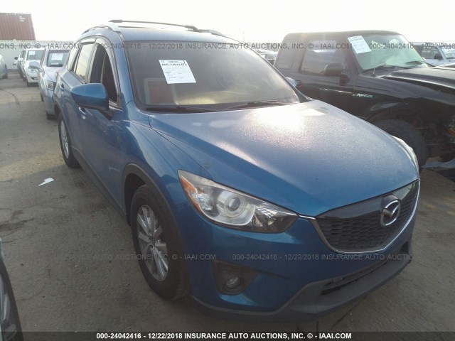 JM3KE4CE0D0155539 - 2013 MAZDA CX-5 TOURING Синий фото 1