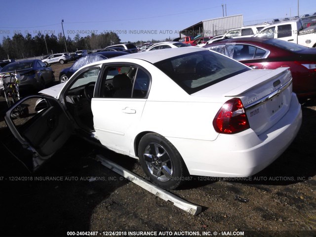 1G1ZT58N68F130894 - 2008 CHEVROLET MALIBU LT/CLASSIC WHITE photo 3