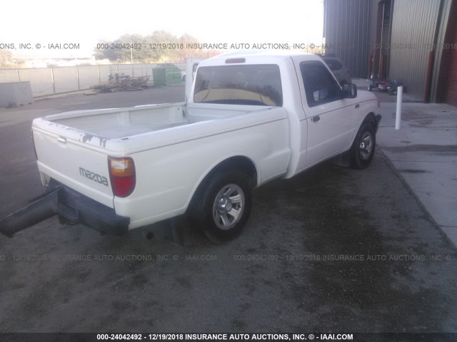 4F4YR12D57PM06489 - 2007 MAZDA B2300 WHITE photo 4