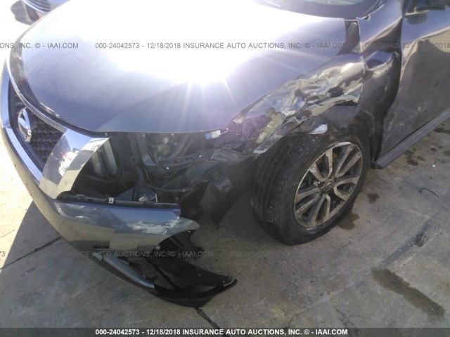 5N1AR2MN0EC640559 - 2014 NISSAN PATHFINDER S/SV/SL/PLATINUM BLACK photo 6