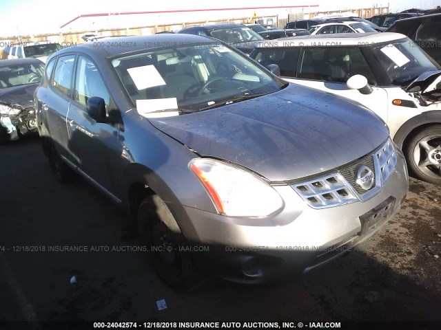 JN8AS5MV6DW102220 - 2013 NISSAN ROGUE S/SV GRAY photo 1