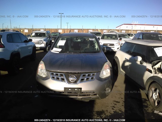 JN8AS5MV6DW102220 - 2013 NISSAN ROGUE S/SV GRAY photo 6