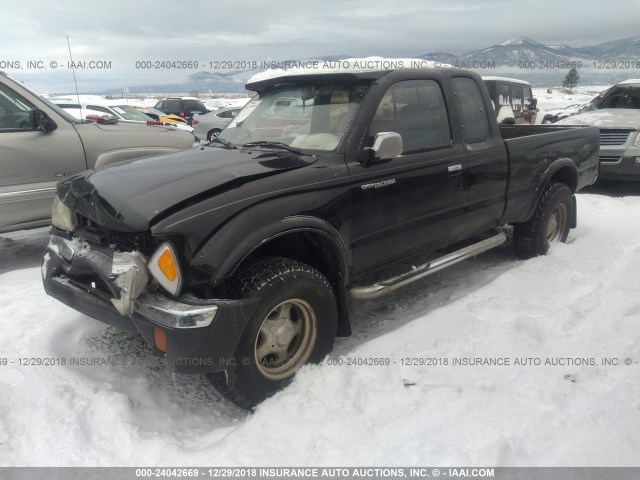 4TAWN74N8WZ040871 - 1998 TOYOTA TACOMA XTRACAB LIMITED/SR5 BLACK photo 2