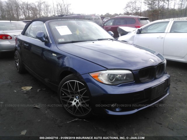 WBAUN1C56CVH78083 - 2012 BMW 128 I BLUE photo 1