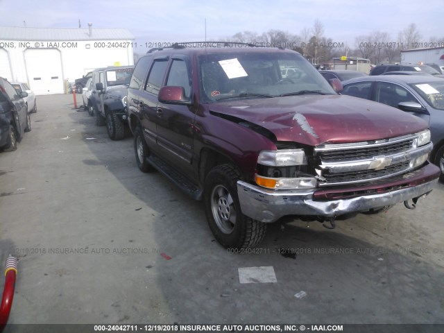 1GNEK13Z13J246884 - 2003 CHEVROLET TAHOE K1500 RED photo 1