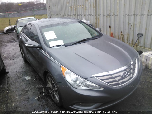 5NPEC4AB9DH650734 - 2013 HYUNDAI SONATA SE/LIMITED SILVER photo 1