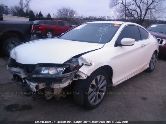 1HGCT1B36DA022670 - 2013 HONDA Accord LX-S WHITE photo 2