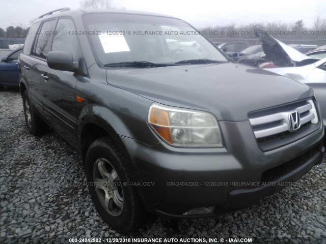 5FNYF18547B025387 - 2007 HONDA PILOT GRAY photo 1