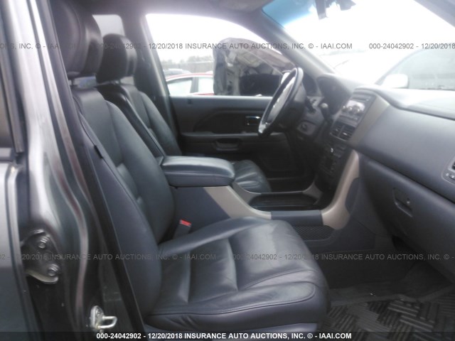 5FNYF18547B025387 - 2007 HONDA PILOT GRAY photo 5