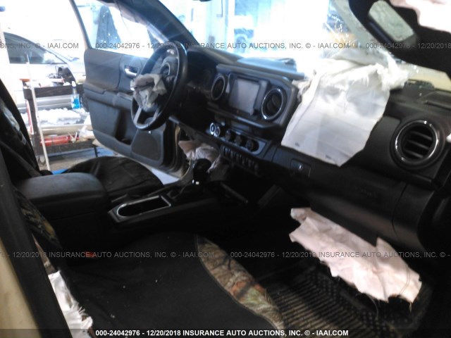 3TMCZ5AN8GM039856 - 2016 TOYOTA TACOMA DBL CAB/SR/SR5/TRD SPT/OR TAN photo 5