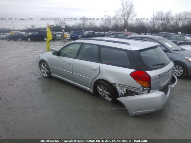 4S3BP626466340380 - 2006 SUBARU LEGACY 2.5I LIMITED/2.5I SPECIAL SILVER photo 3