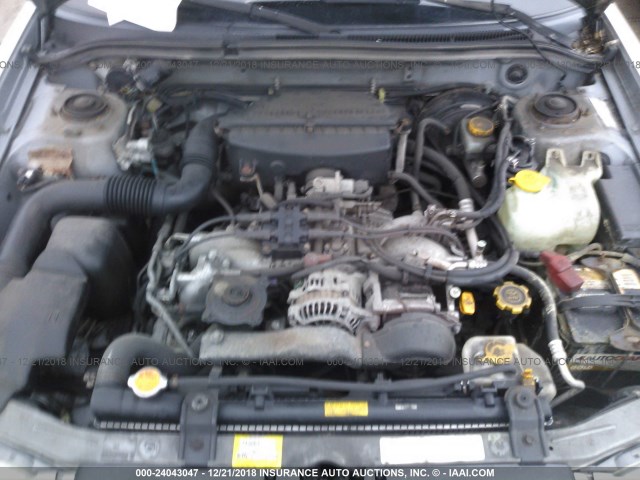 JF1SF65611H763645 - 2001 SUBARU FORESTER S SILVER photo 10