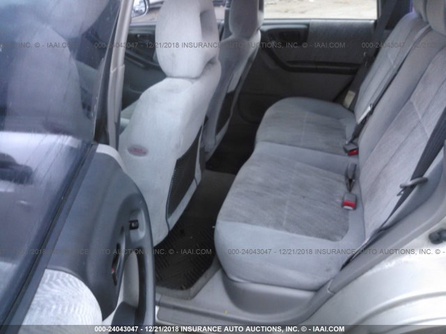 JF1SF65611H763645 - 2001 SUBARU FORESTER S SILVER photo 8