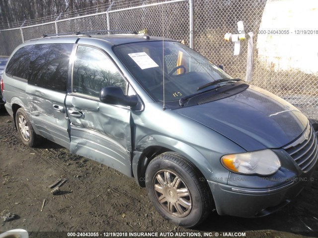 2C8GP64L35R567865 - 2005 CHRYSLER TOWN & COUNTRY LIMITED GREEN photo 1