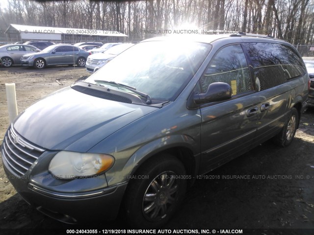 2C8GP64L35R567865 - 2005 CHRYSLER TOWN & COUNTRY LIMITED GREEN photo 2