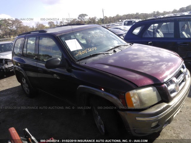 4NUDS13S272702645 - 2007 ISUZU ASCENDER S/LS/LIMITED BURGUNDY photo 1