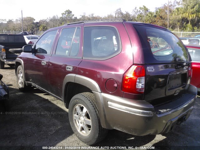 4NUDS13S272702645 - 2007 ISUZU ASCENDER S/LS/LIMITED BURGUNDY photo 3