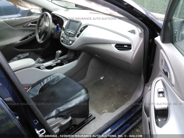 1G1ZB5ST5HF291506 - 2017 CHEVROLET MALIBU LS BLUE photo 5