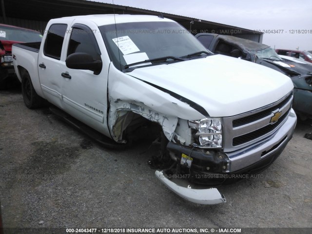 3GCRKSE34AG196358 - 2010 CHEVROLET SILVERADO K1500 LT WHITE photo 1