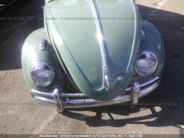 3151009 - 1958 VOLKSWAGEN BEETLE GREEN photo 6