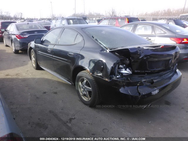 2G2WS522741374183 - 2004 PONTIAC GRAND PRIX GT2 შავი ფოტო 3