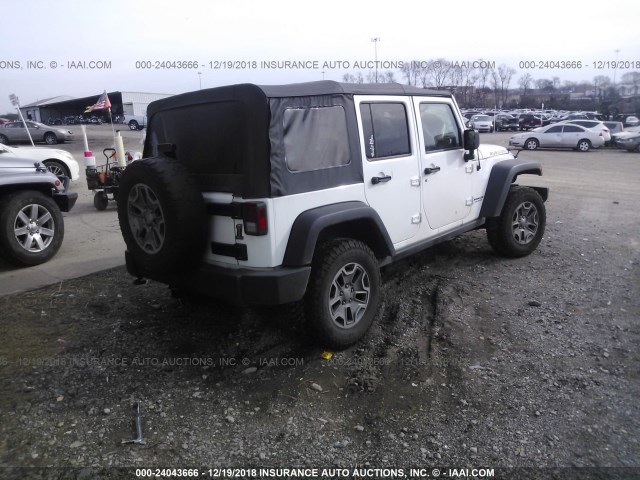 1C4BJWFG9FL679240 - 2015 JEEP WRANGLER UNLIMITE RUBICON WHITE photo 4