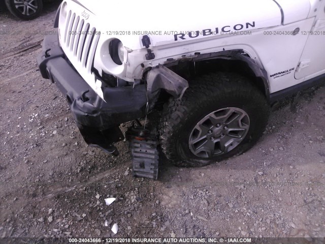 1C4BJWFG9FL679240 - 2015 JEEP WRANGLER UNLIMITE RUBICON WHITE photo 6