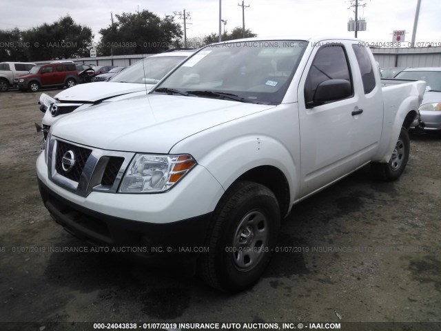 1N6BD0CT2HN717448 - 2017 NISSAN FRONTIER S/SV WHITE photo 2