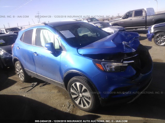 KL4CJESBXHB014794 - 2017 BUICK ENCORE PREFERRED BLUE photo 1