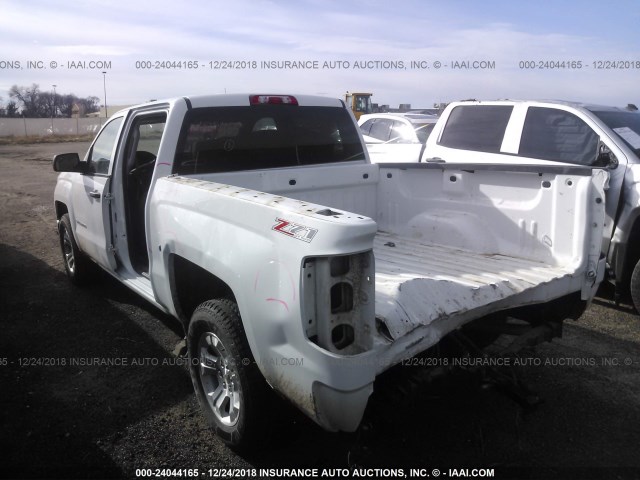 3GCUKREC6EG367846 - 2014 CHEVROLET SILVERADO K1500 LT WHITE photo 3