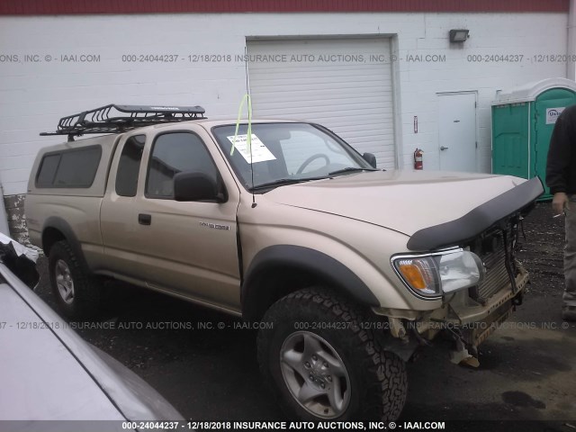 5TEWN72N23Z248185 - 2003 TOYOTA TACOMA XTRACAB GOLD photo 1