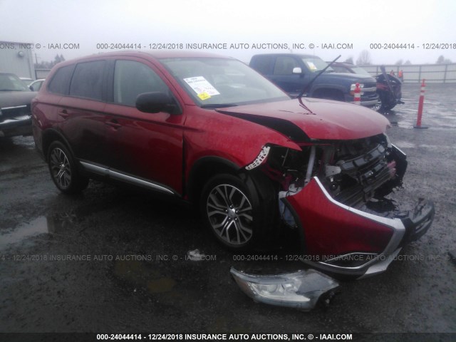 JA4AZ2A34HZ039724 - 2017 MITSUBISHI OUTLANDER ES RED photo 1