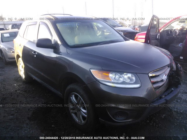 5XYZG3AB8CG162347 - 2012 HYUNDAI SANTA FE GLS GRAY photo 1