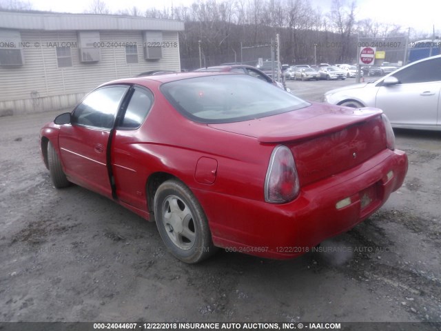 2G1WX12K649109917 - 2004 CHEVROLET MONTE CARLO SS RED photo 3
