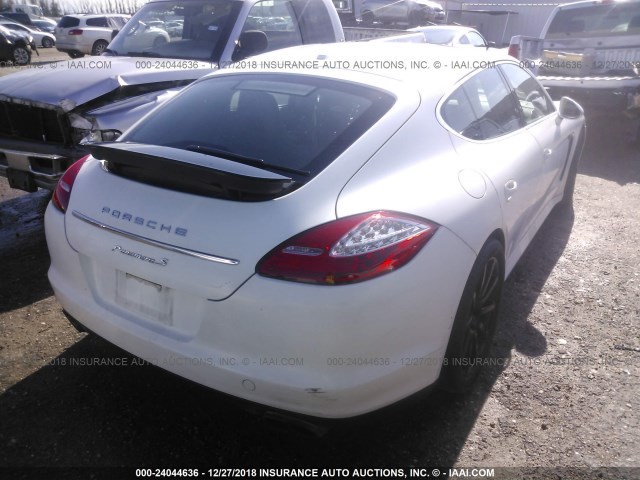 WP0AB2A77AL063439 - 2010 PORSCHE PANAMERA S/4 WHITE photo 4