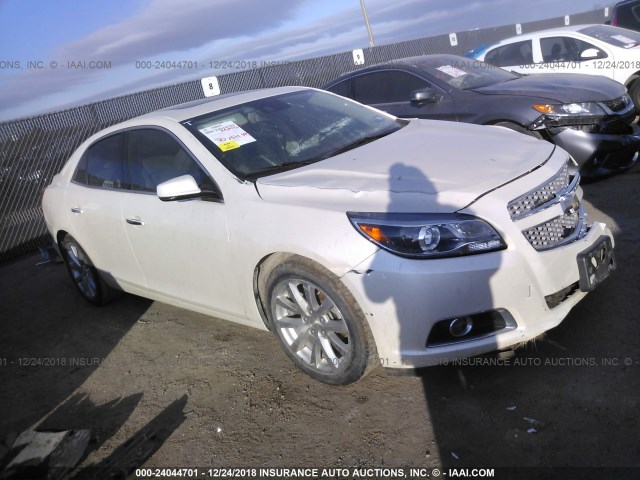 1G11H5SAXDF145414 - 2013 CHEVROLET MALIBU LTZ თეთრი ფოტო 1
