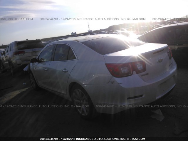 1G11H5SAXDF145414 - 2013 CHEVROLET MALIBU LTZ თეთრი ფოტო 3
