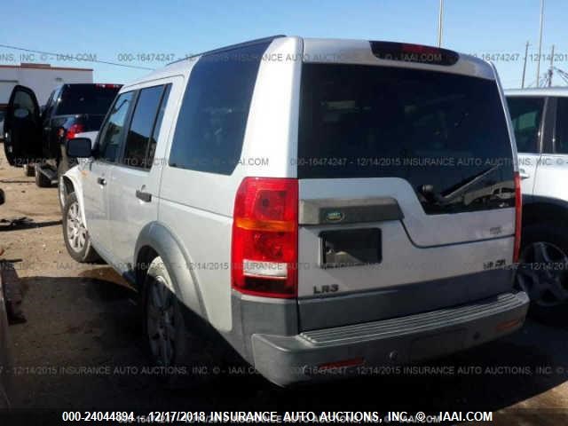 SALAD25436A360956 - 2006 LAND ROVER LR3 SE GRAY photo 3