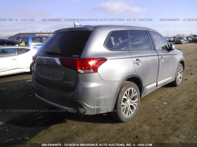 JA4AZ3A3XJJ003112 - 2018 MITSUBISHI OUTLANDER SE/SEL/LE GRAY photo 4