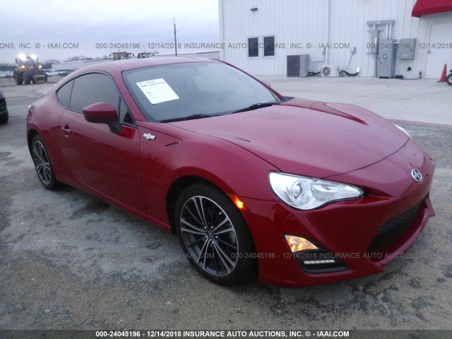 JF1ZNAA16D1729664 - 2013 TOYOTA SCION FR-S RED photo 1