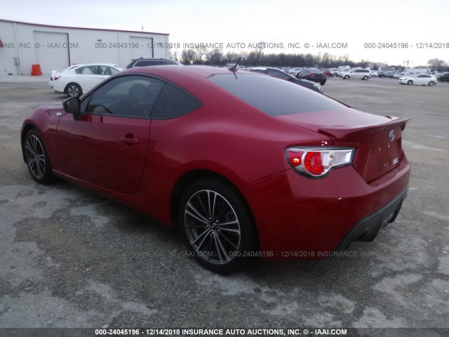 JF1ZNAA16D1729664 - 2013 TOYOTA SCION FR-S RED photo 3