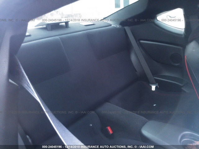 JF1ZNAA16D1729664 - 2013 TOYOTA SCION FR-S RED photo 8