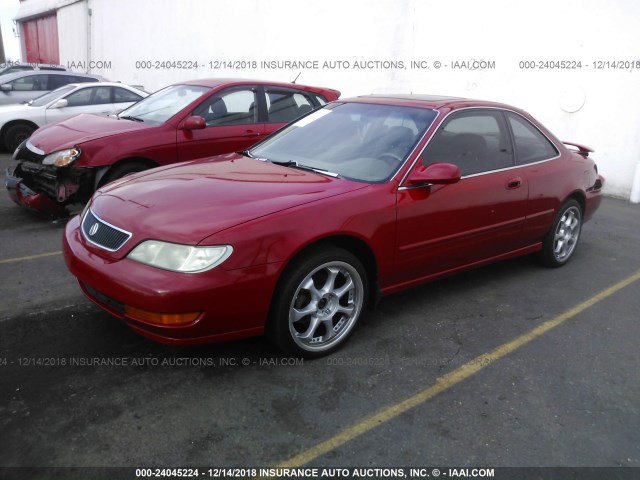 19UYA2250XL005746 - 1999 ACURA 3.0CL RED photo 2