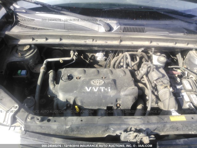 JTLKT334X64066058 - 2006 TOYOTA SCION XB Қара фото 10