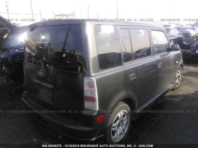 JTLKT334X64066058 - 2006 TOYOTA SCION XB Қара фото 4