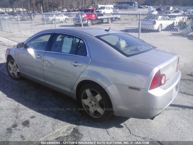 1G1ZJ57778F158776 - 2008 CHEVROLET MALIBU 2LT SILVER photo 3