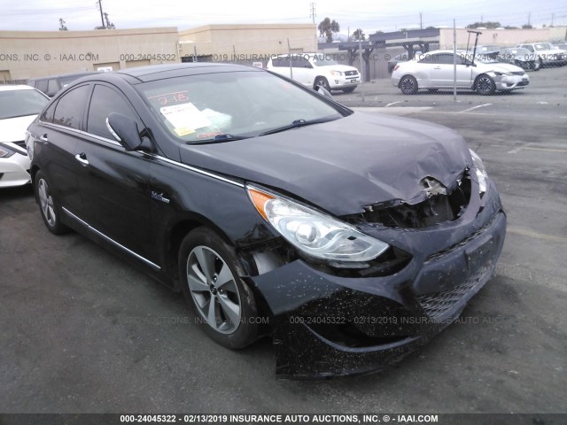 KMHEC4A41CA062765 - 2012 HYUNDAI SONATA HYBRID BLACK photo 1