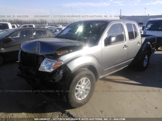 1N6AD0ERXKN700076 - 2019 NISSAN FRONTIER GRAY photo 2